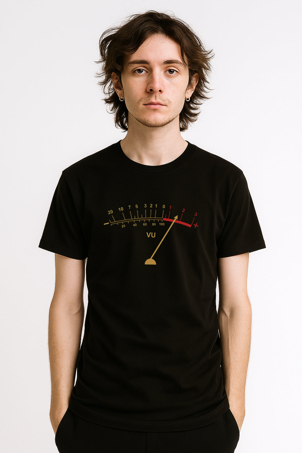 Audio VU Meter 100% Cotton T-Shirt