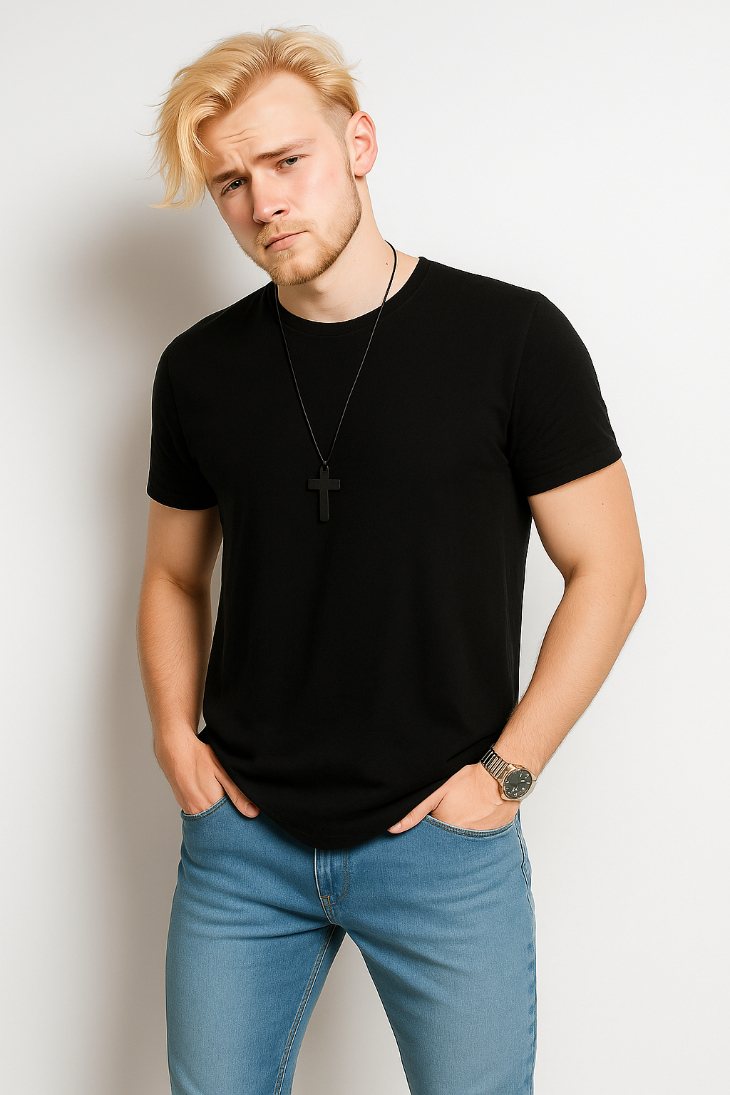 Black 100% Cotton T-Shirt