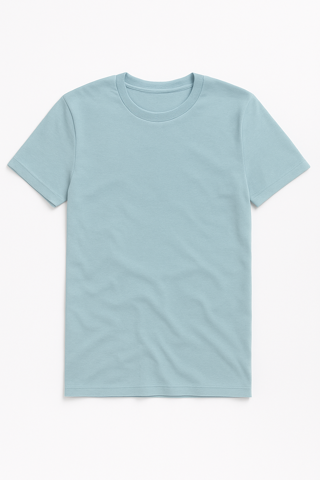 Light Blue 100% Cotton T-Shirt