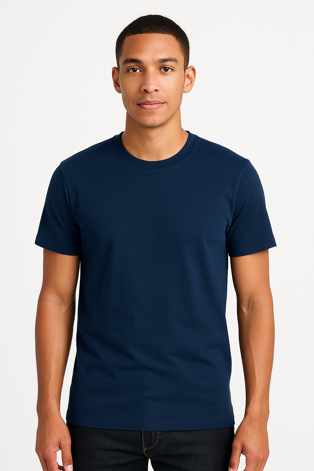Navy 100% Cotton T-Shirt