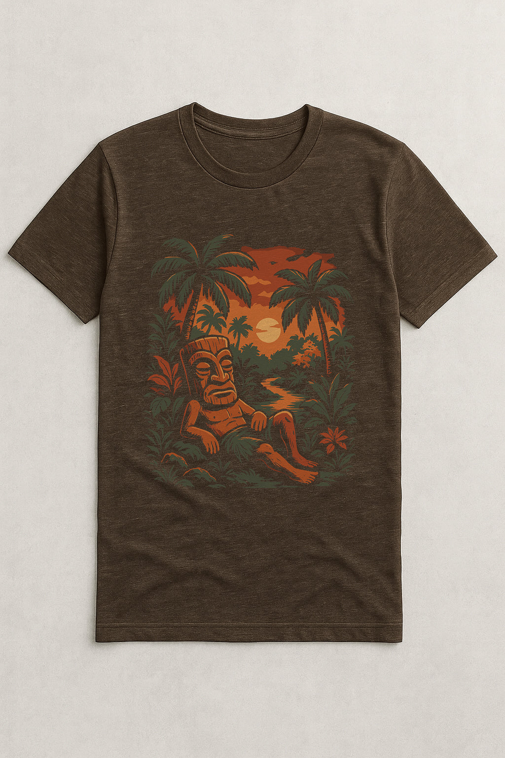 Tiki Man Tri-blend T-Shirt