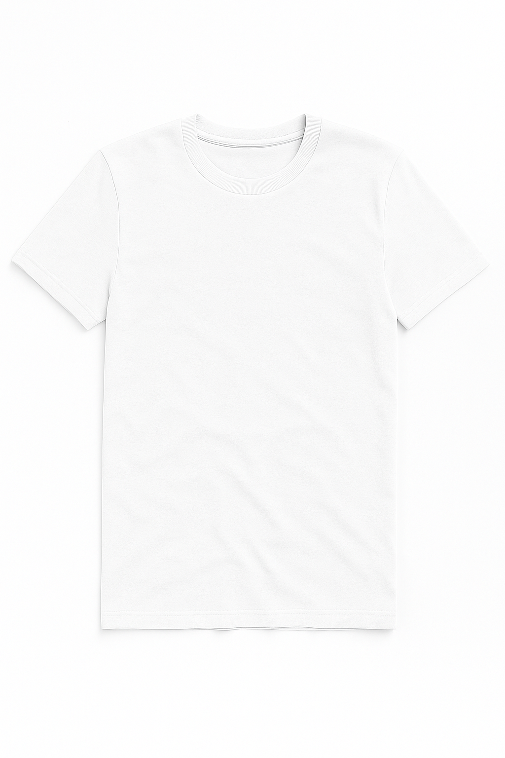 White 100% Cotton T-Shirt