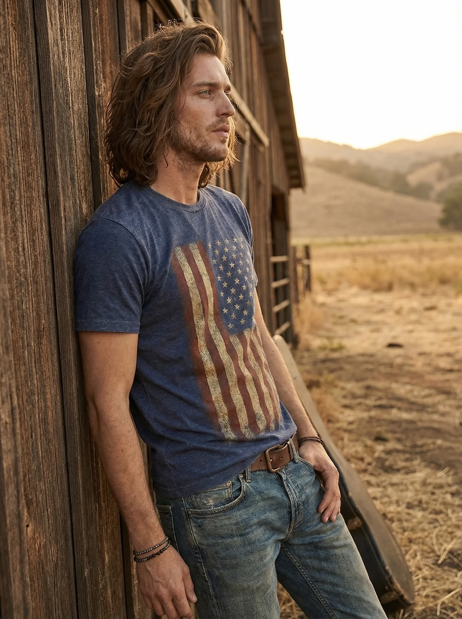 American Flag Vintage T-Shirt