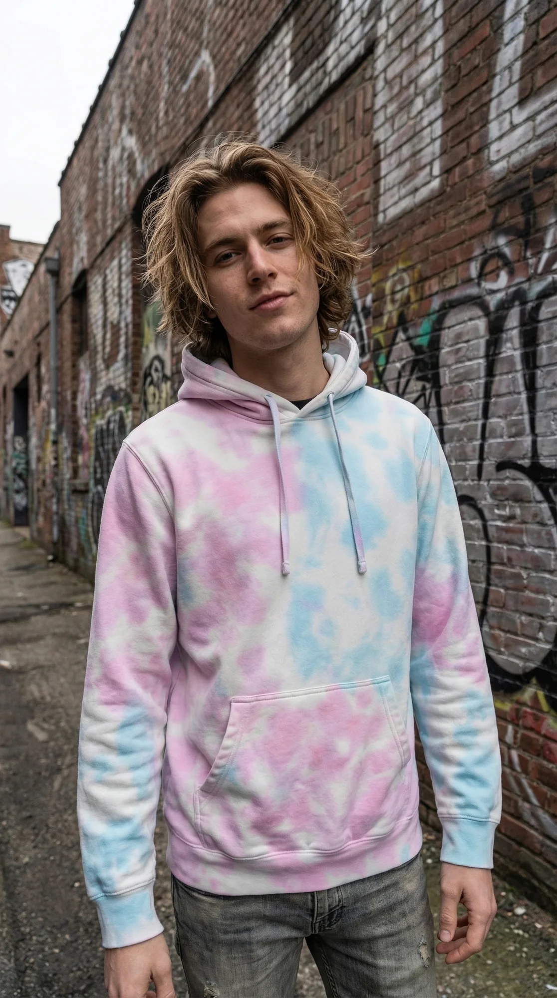 Cotton Candy Tie-Dye Hoodie