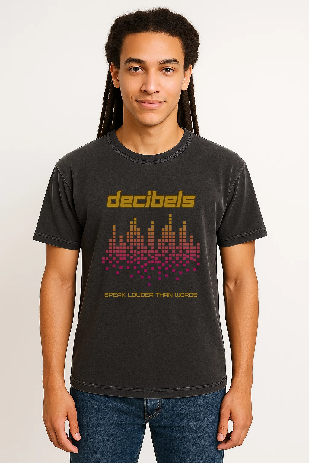 Decibels Speak Louder Than Words Vintage T-Shirt