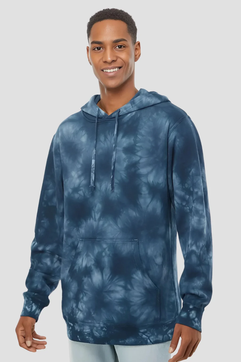 Navy Tie-Dye Hoodie