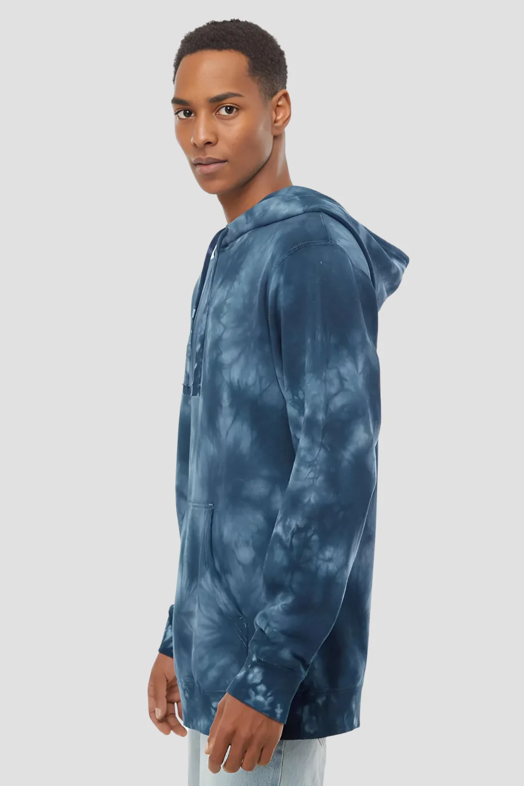 Navy Tie-Dye Hoodie