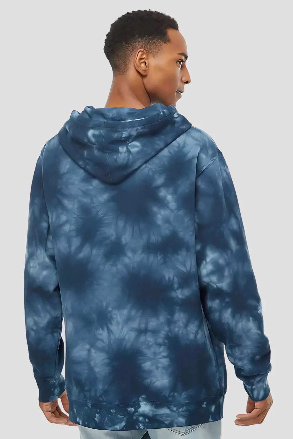 Navy Tie-Dye Hoodie