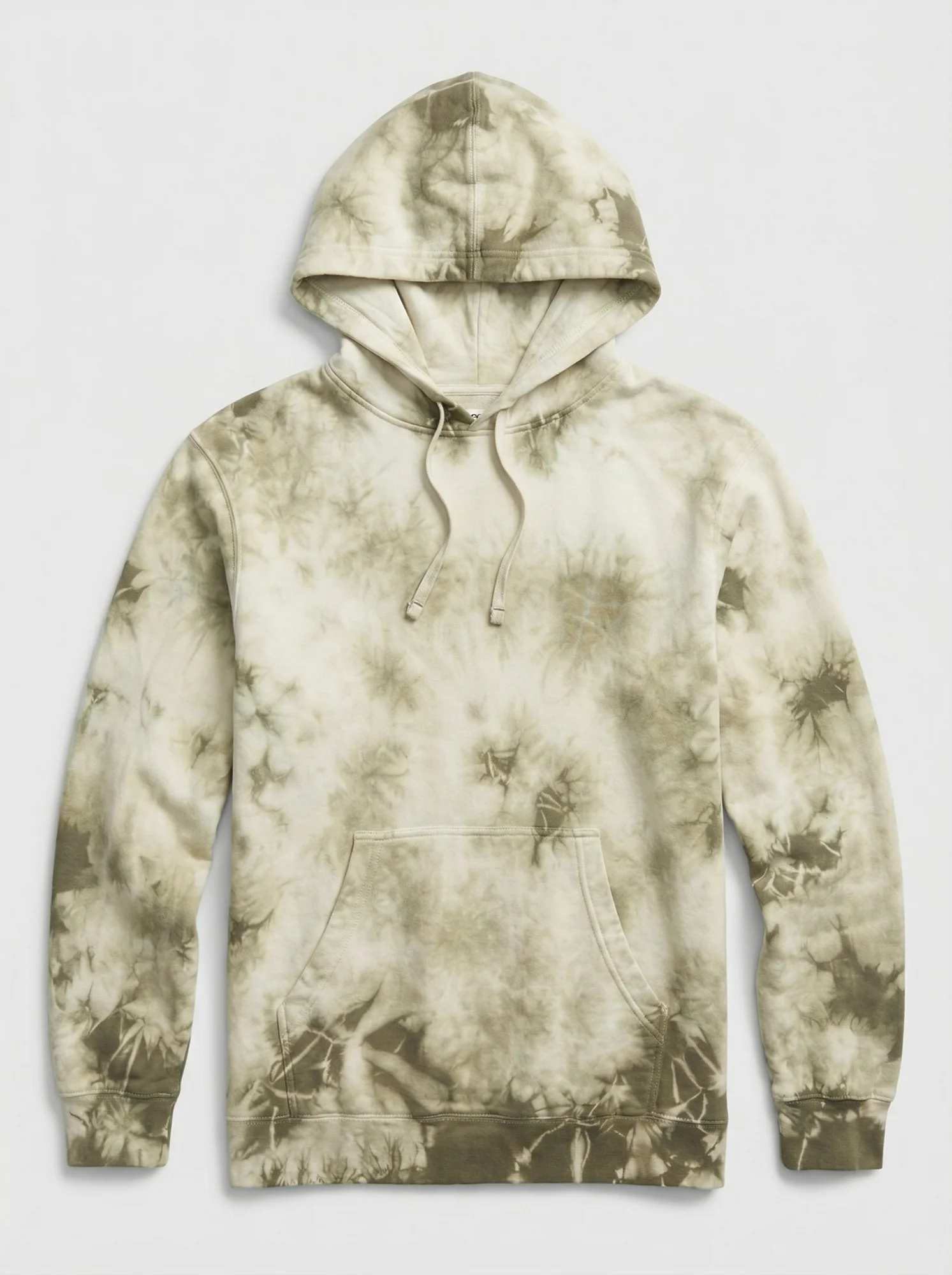 Olive Tie-Dye Hoodie