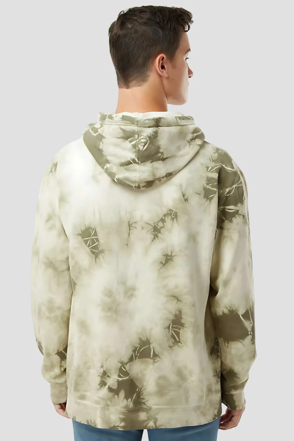 Olive Tie-Dye Hoodie