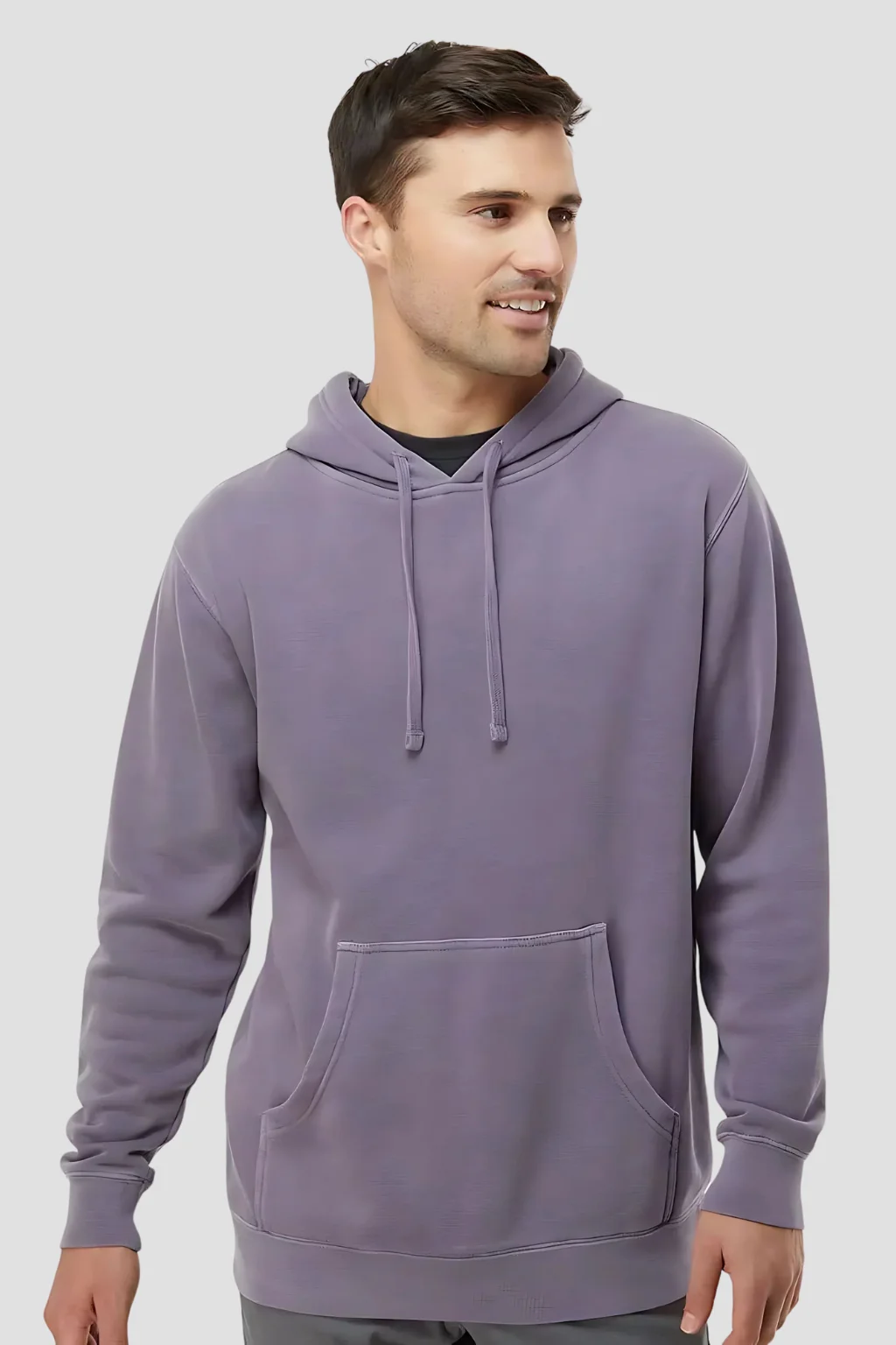 Premium Plum Pigment Dyed Hoodie