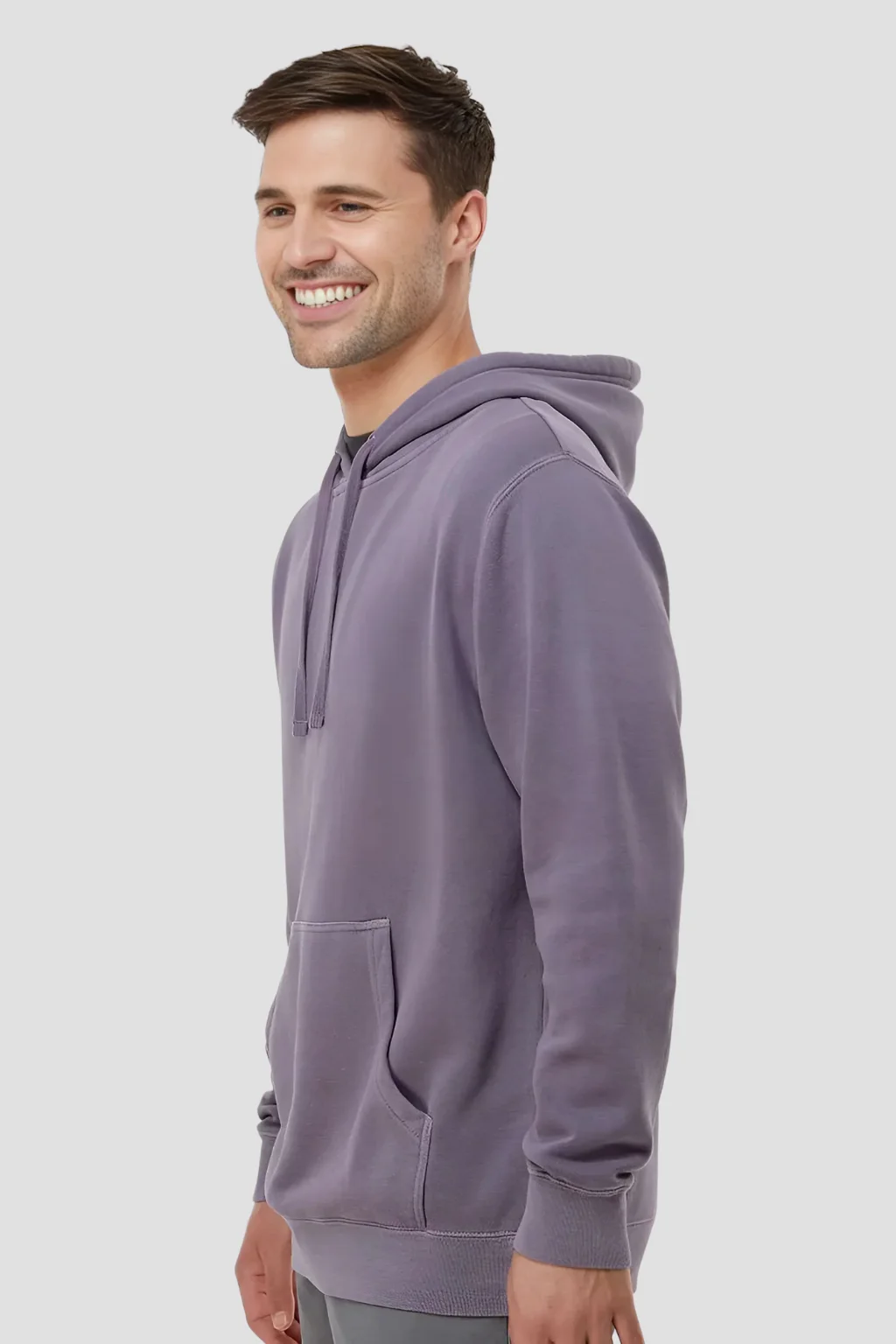 Premium Plum Pigment Dyed Hoodie