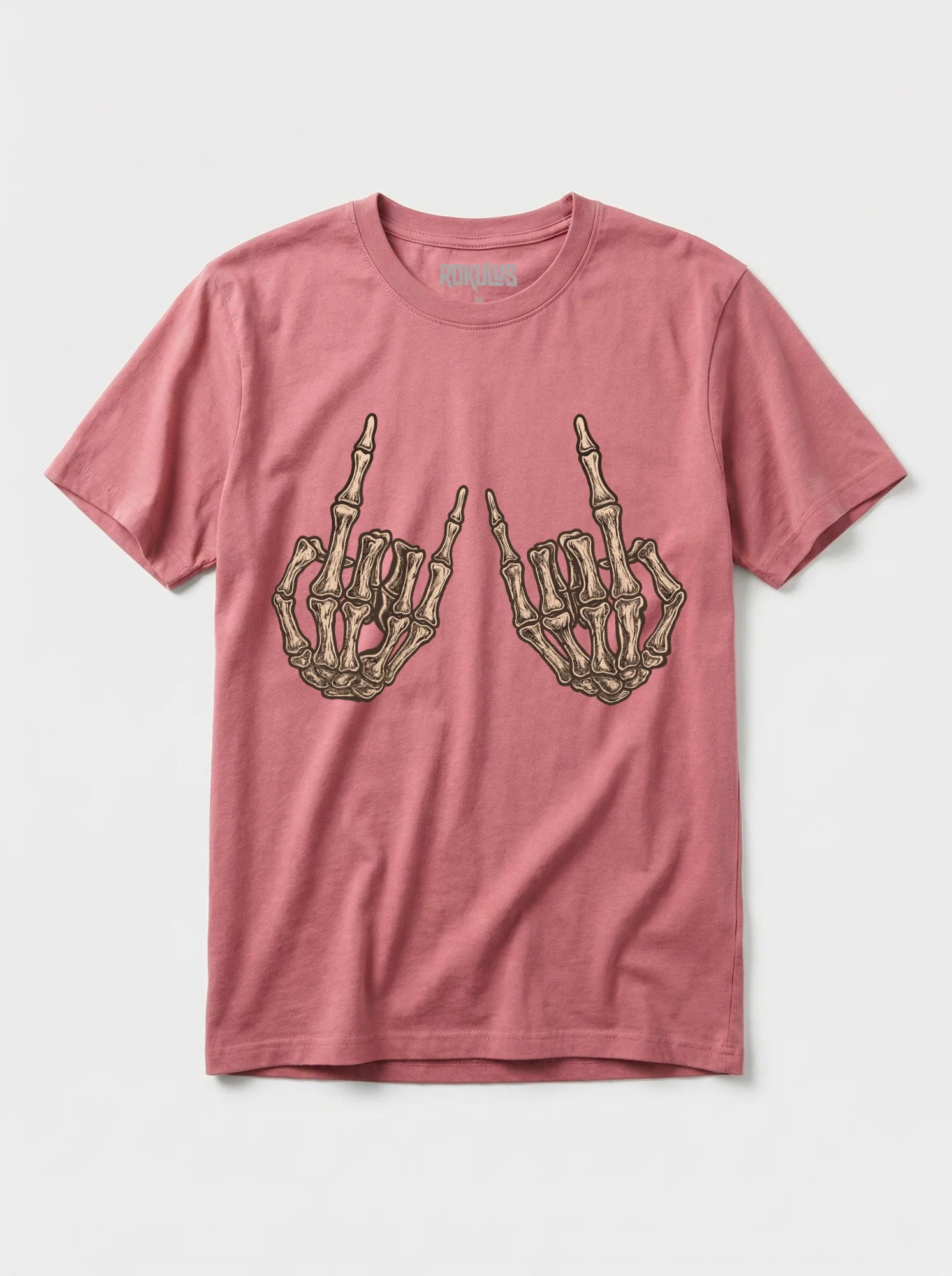 Skeleton Rocker Hands Vintage T-Shirt