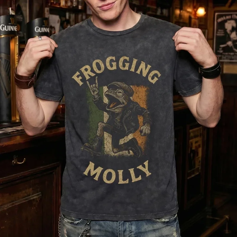 Frogging Molly Black Vintage Wash T-Shirt