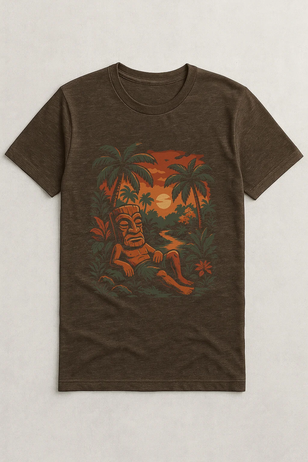 Tiki Man Tri-Blend T-Shirt
