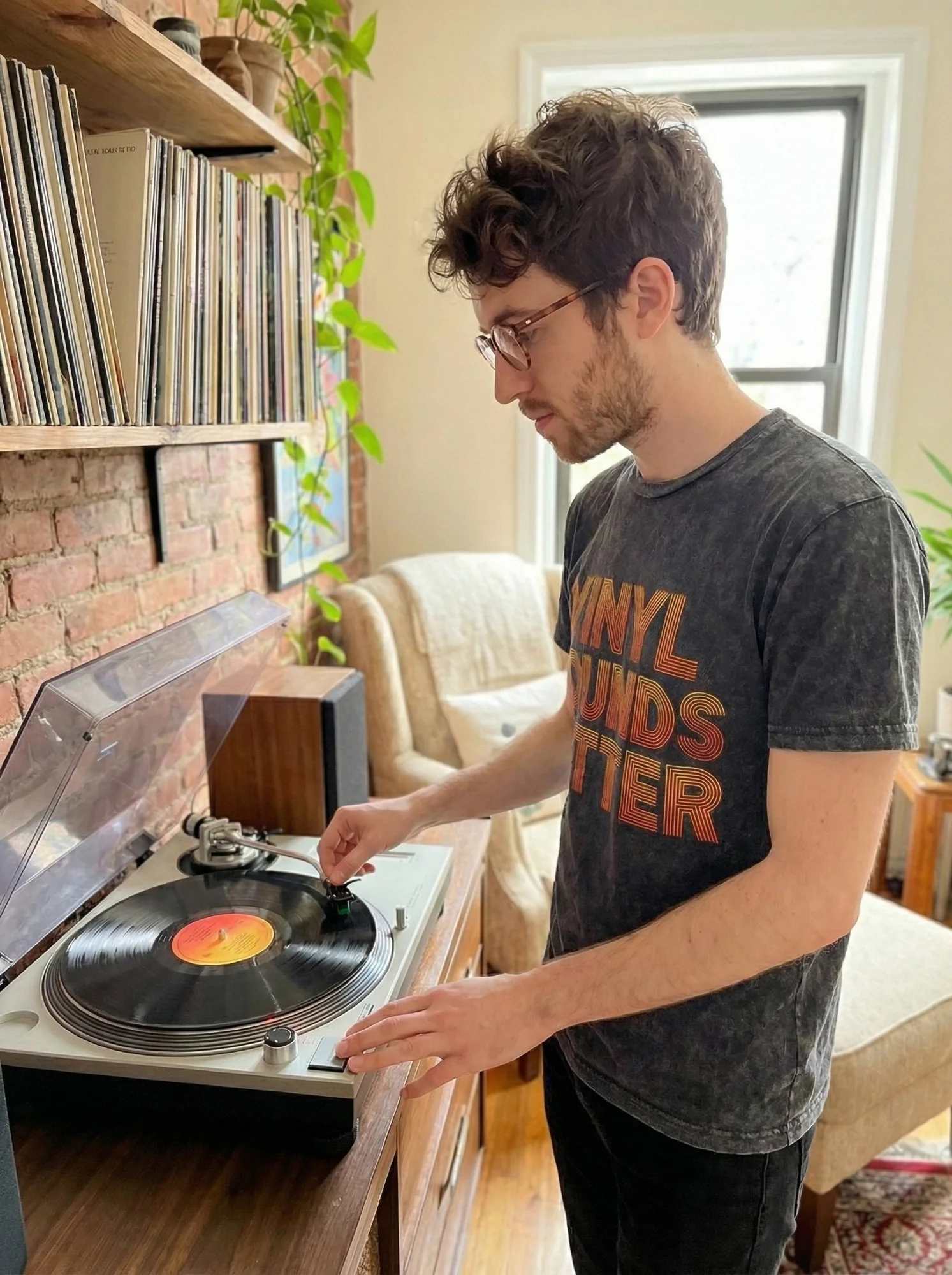 Vinyl Sounds Better Vintage T-Shirt