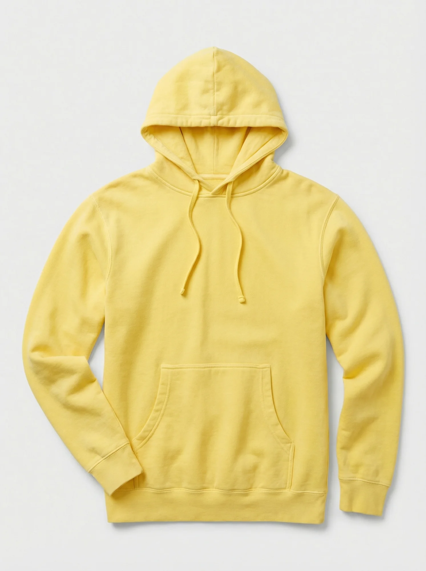 Premium Yellow Pigment Dyed Hoodie