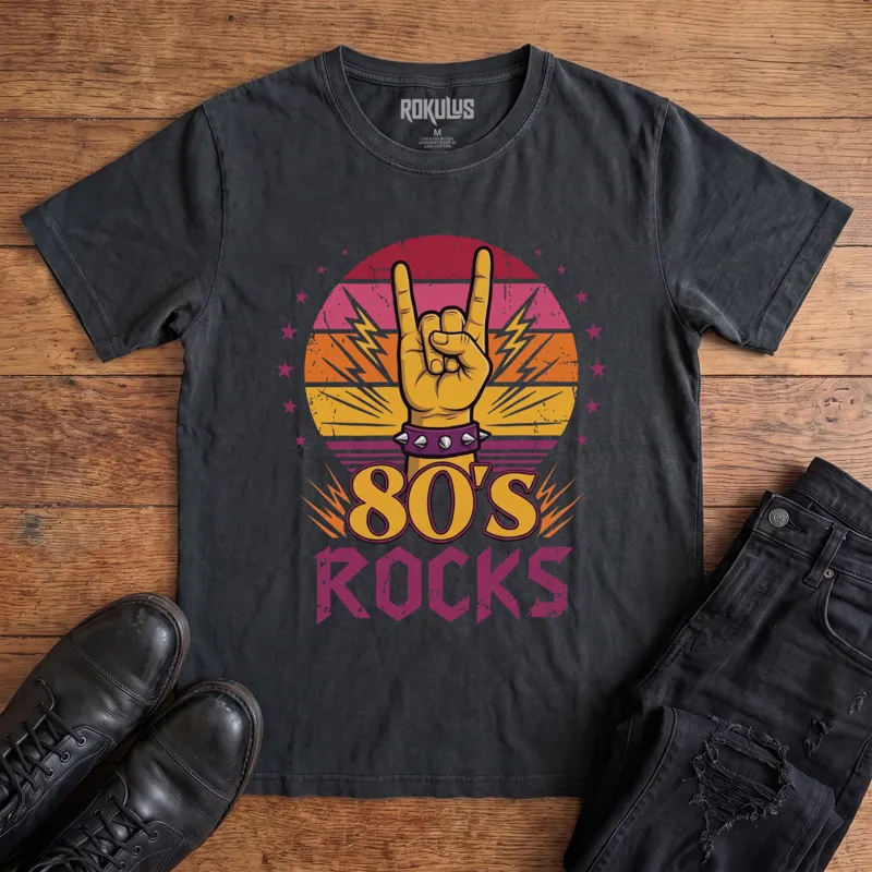 80s Rocks Vintage Graphic T-Shirt