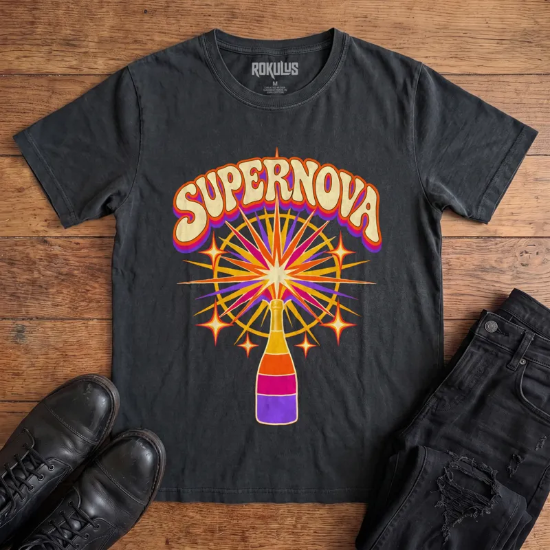 Champagne Supernova Vintage Graphic T-Shirt