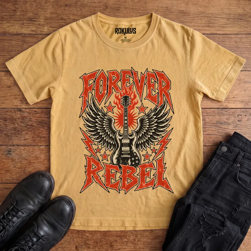 Forever Rebel Vintage Graphic T-Shirt