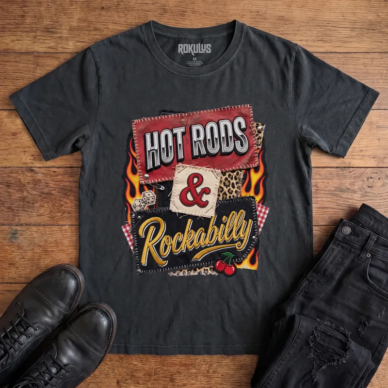 Hot Rods & Rockabilly Vintage Graphic T-Shirt