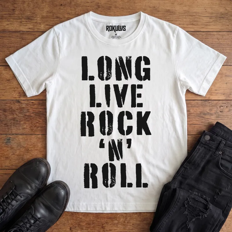 Long Live Rock 'n' Roll Vintage Graphic T-Shirt