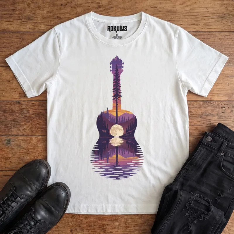 Guitar Lake Vintage Graphic T-Shirt